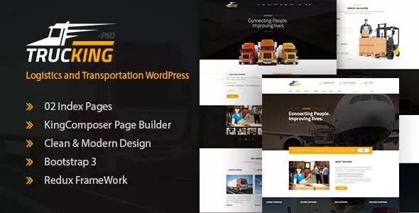 Trucking v1.24 - Logistics and Transportation WordPress Theme