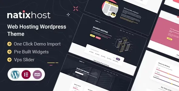 Natix v1.6 - Web Hosting WordPress Theme