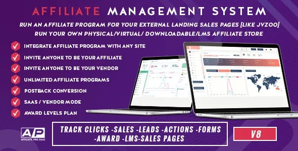 Affiliate Management System v8.0.0.0 - PHP Platform