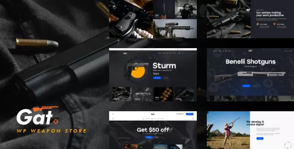 Gat v1.8.0 - Gun & Weapon Store WordPress Theme