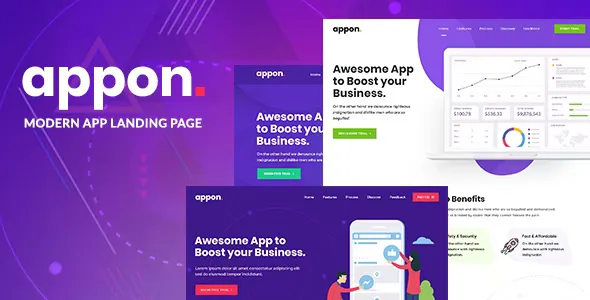 Appon v1.2.2 - App & SaaS Software Theme