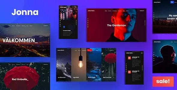 Jonna v1.0.2 - Personal / Resume / Portfolio Website Template