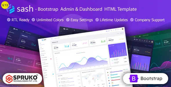 Sash v13 - Bootstrap 5 Admin & Dashboard Template