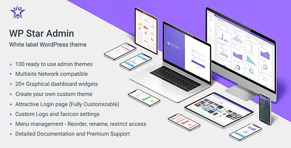 WP Star v1.3 - White Label WordPress Admin Theme