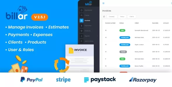 Billar v2.5.2 - Invoice Management System