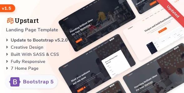 Upstart v1.5 - Responsive Landing Template