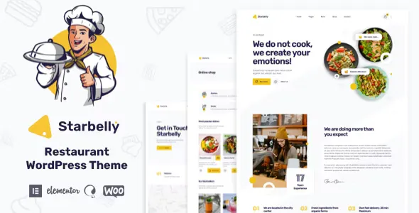 Starbelly v1.3.2 - Restaurant WordPress Theme