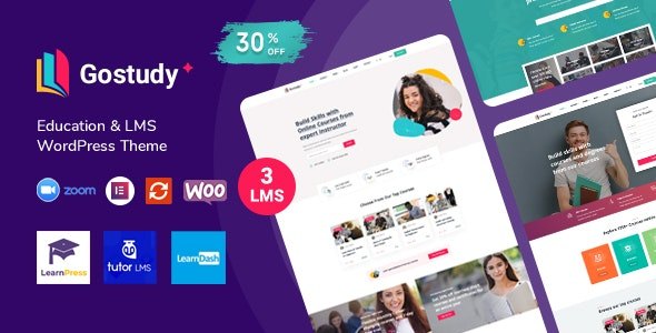 Gostudy v2.4.8 - Education WordPress Theme