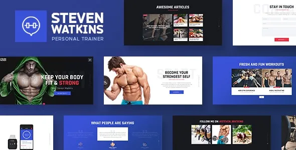 Steven Watkins v2.0 - Personal Gym Trainer Theme