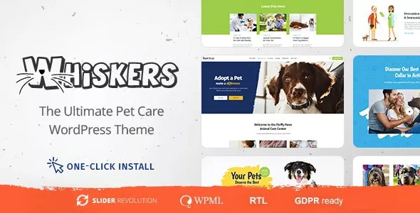 Whiskers v1.1.8 - Pet and Vet WordPress Theme