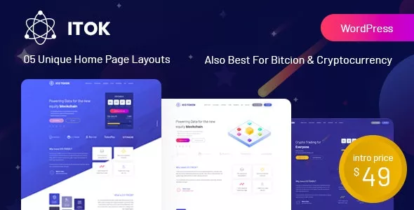 ITok v1.1.24 - ICO and Cryptocurrency WordPress Theme