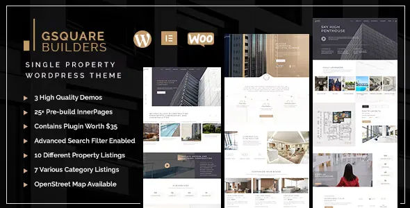 Gsquare v1.0.4 - Real Estate Theme