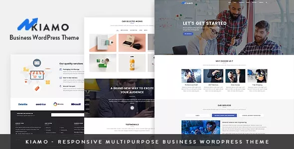 Kiamo v1.2.5 - Responsive Business Service WordPress Theme