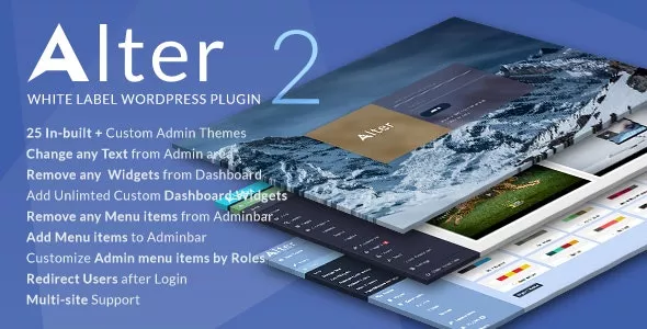 WpAlter v2.4.8 - White Label Wordpress Plugin