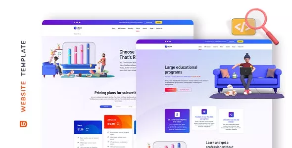 Edison - Online Education Website Template