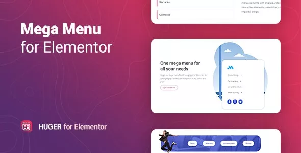 Huger v1.0.9 - Mega Menu for Elementor