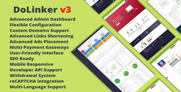 DoLinker v3.1.1 - Ultimate URL Shortener Platform