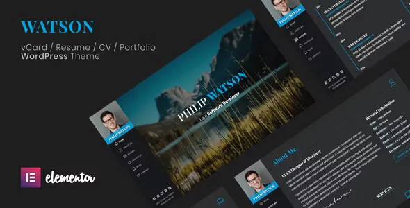 Watson v2.5.0 - Resume WordPress Theme