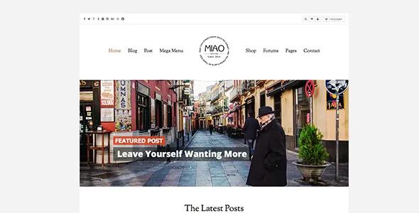 Miao v1.1.3 - Fashion Magazine, News & Blog WordPress Theme