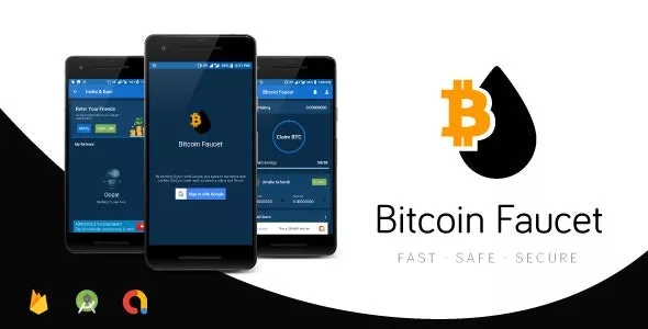 Bitcoin Faucet Full Android Application - Top Traffic Driving App, Google AdMob, Google Firebase