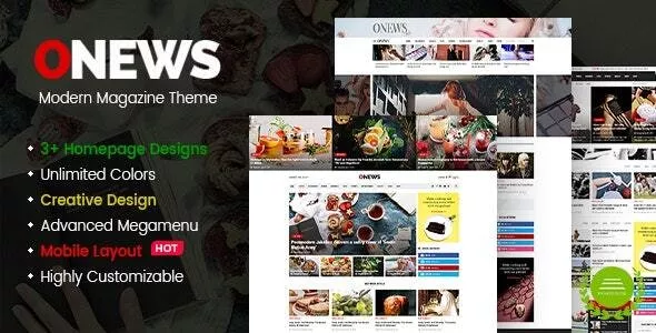 ONews v1.1.2 - Modern Newspaper & Magazine Theme WordPress (Mobile Layout Ready)