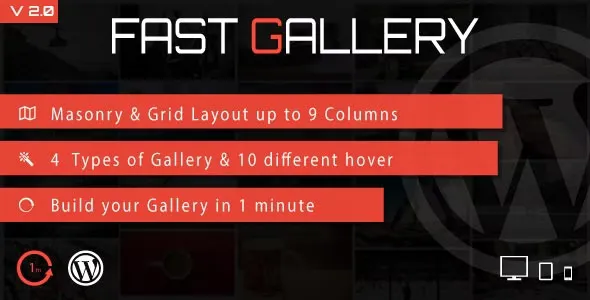 Fast Gallery v2.0 - Premium Wordpress Plugin