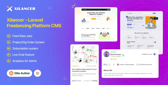 Xilancer v2.3.0 - Freelancer Marketplace Platform with Services & Projects