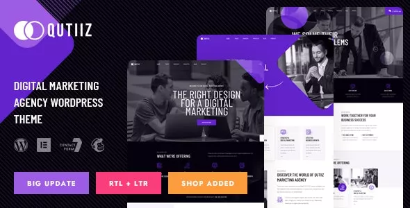 Qutiiz v1.3 - Digital Marketing Agency WordPress Theme