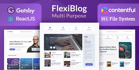 FlexiBlog v4.0.0 - React Gatsby Multipurpose Blog Theme