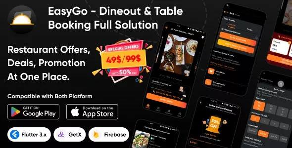 EasyGo - Dineout & Table Boking | Restaurant Offers, Deals, Promotion | Dineout Clone Full Solution