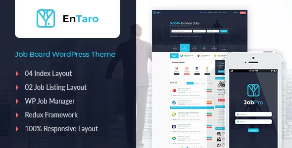 Entaro v3.28 - Job Portal WordPress Theme