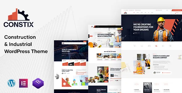 Constix v1.0.2 - Construction Factory & Industrial WordPress Theme