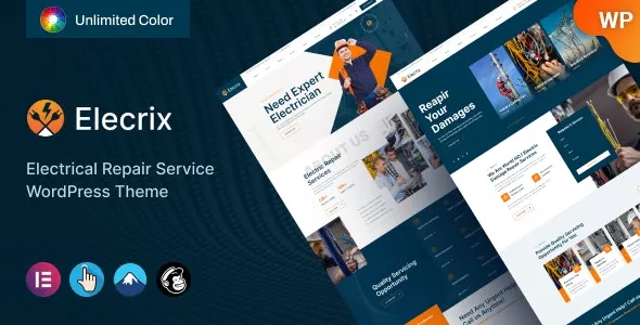 Elecrix v1.0.2 - Electrical Repair Services WordPress Theme