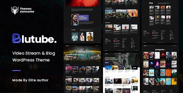 Blutube v1.1 - Video Stream & Blog WordPress Theme