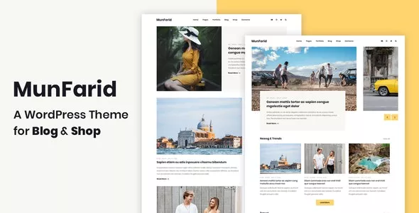 Munfarid v1.0.5 - A WordPress Theme for Blog & Shop