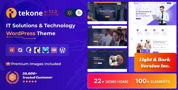 Tekone v1.1.3 - IT Solutions & Technology WordPress Theme