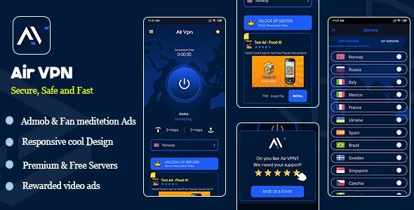 Air VPN Android App Source Code