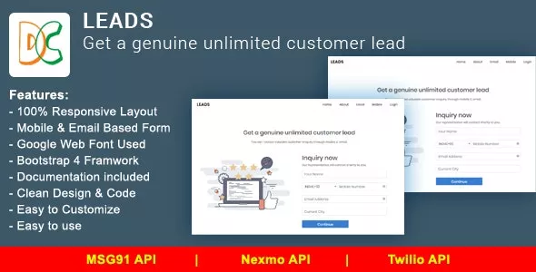 LEADS v2.0 - Get a Genuine Unlimited Customer Lead