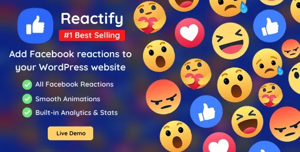 Reactify v2.7 - Facebook Reactions for WordPress