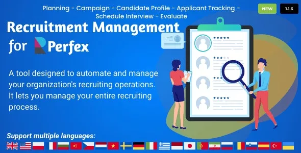 Recruitment Management for Perfex CRM v1.1.6