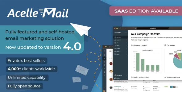 Acelle v4.0.26 - Email Marketing Web Application