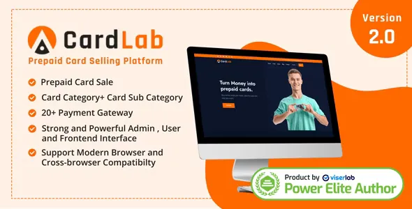 CardLab v2.0 - Prepaid Card Selling Platform