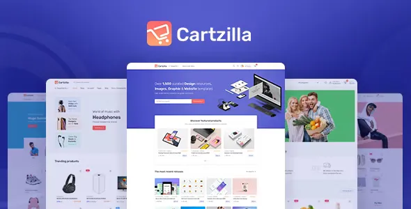 Cartzilla v1.0.40 - Digital Marketplace & Grocery Store WordPress Theme
