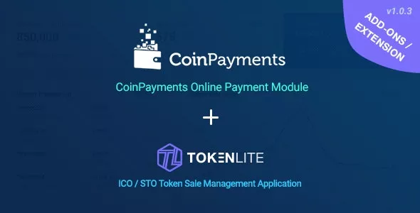 CoinPayments Pay Module for TokenLite - Online Crypto Payment Addon