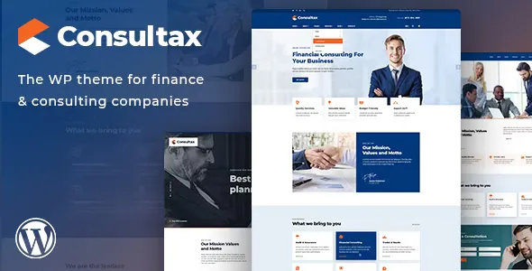 Consultax v1.2.3 - Financial & Consulting WordPress Theme