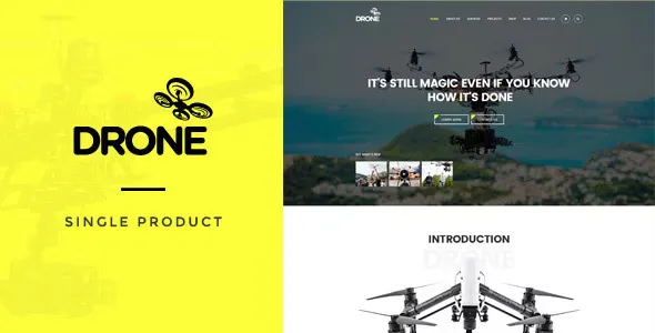 Drone v1.40 - Single Product WordPress Theme