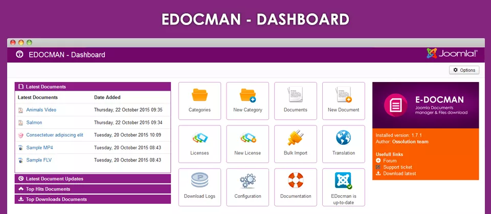 EDocman - Joomla Download Manager