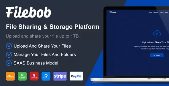 Filebob - File Sharing and Storage Platform