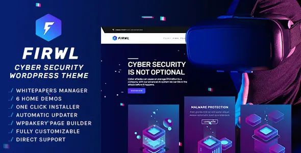 Firwl v1.9.0 - Cyber Security WordPress Theme