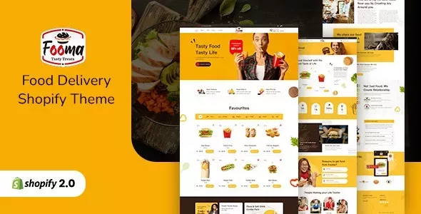 Fooma - Responsive Fast Food Delivery Shopify Theme